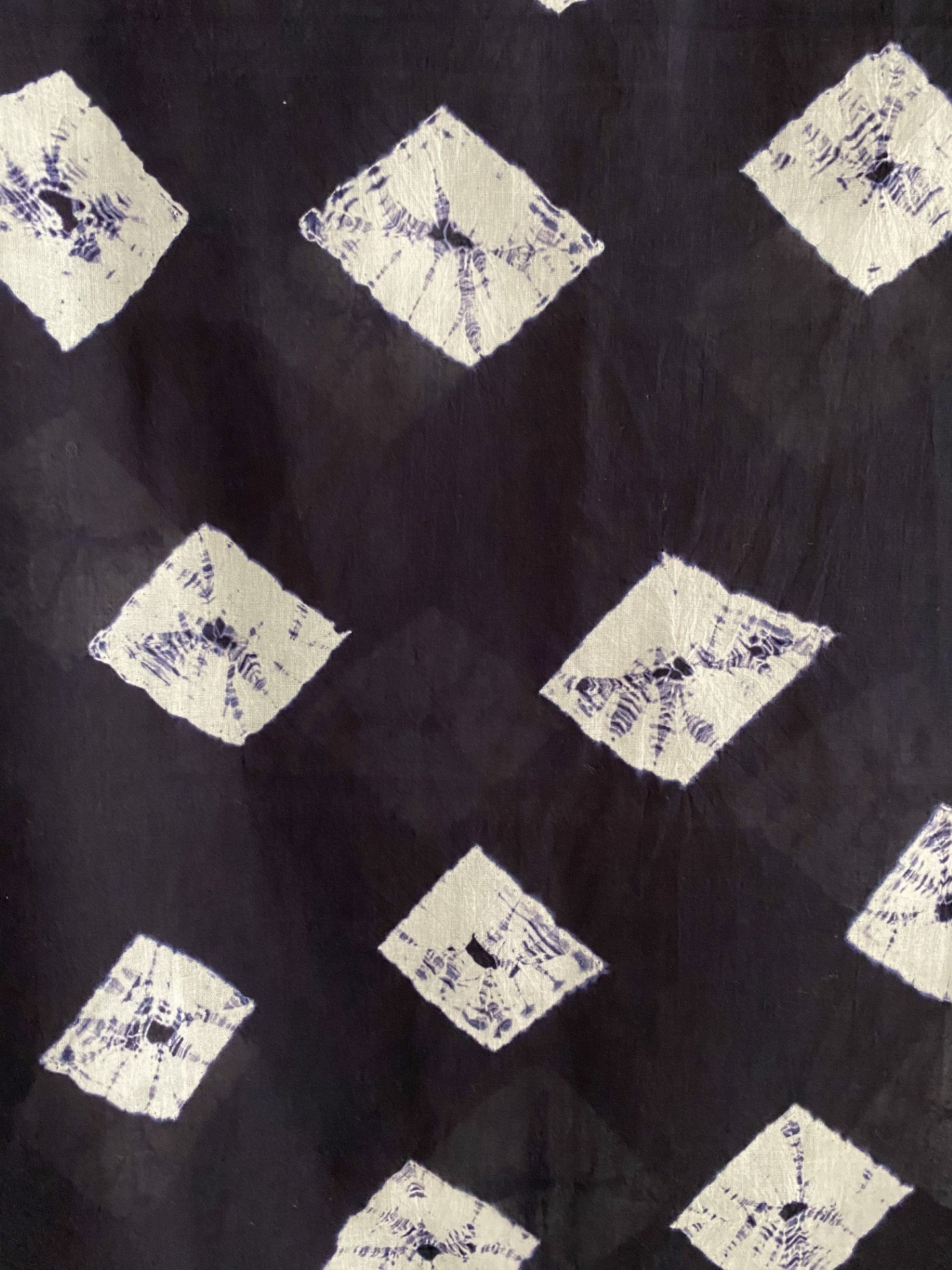 Foulard coton Arya bleu marine