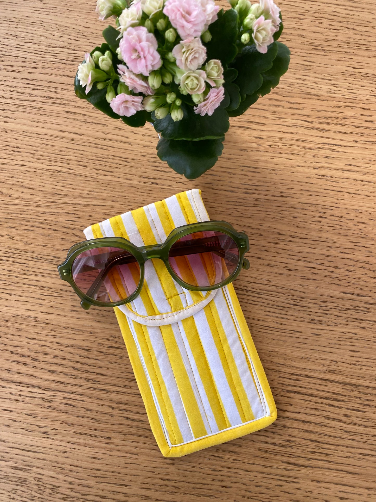 Etui à lunettes Yellow Stripe