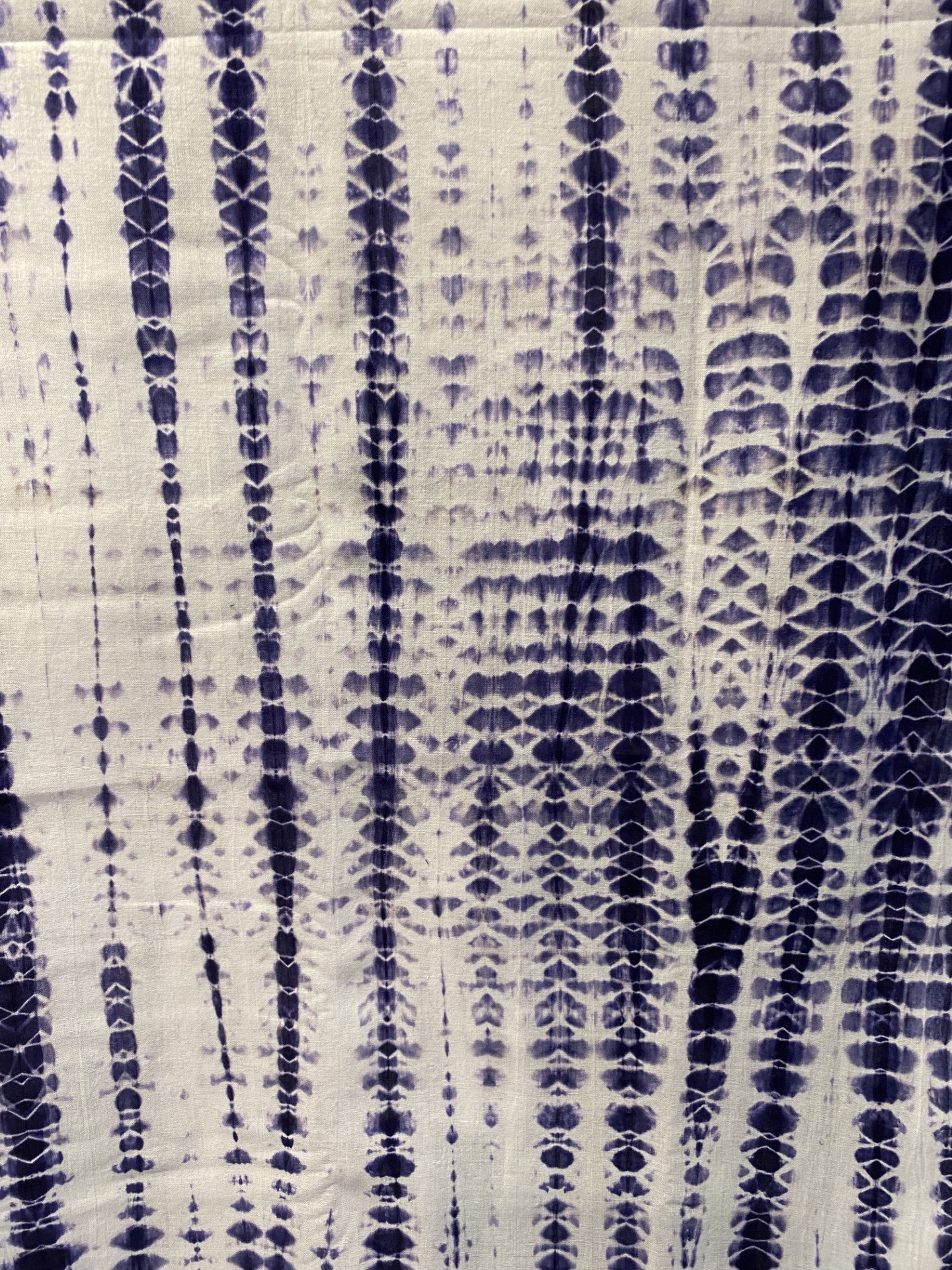Foulard coton Ila bleu marine
