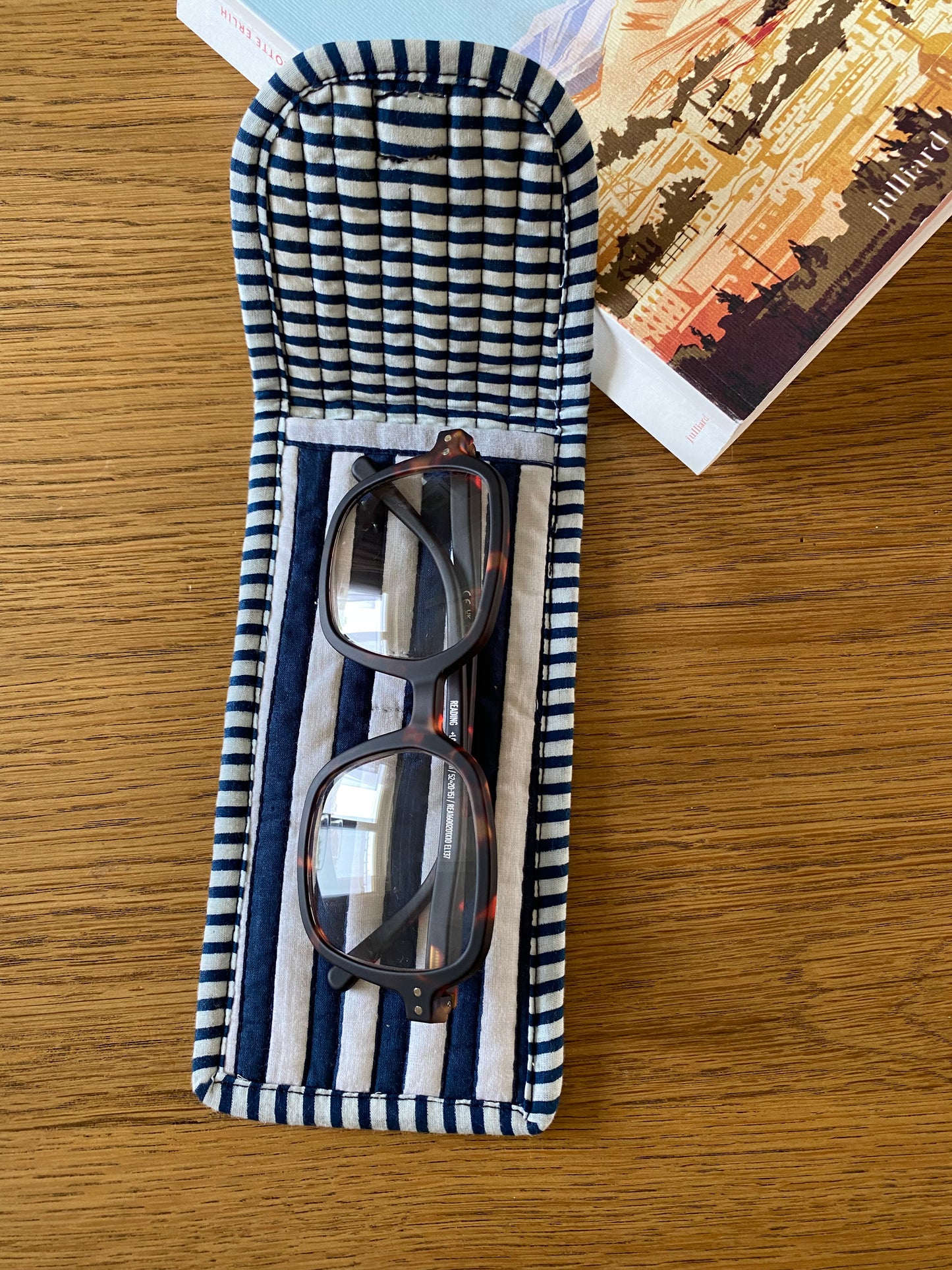 Etui à lunettes Blue Stripe