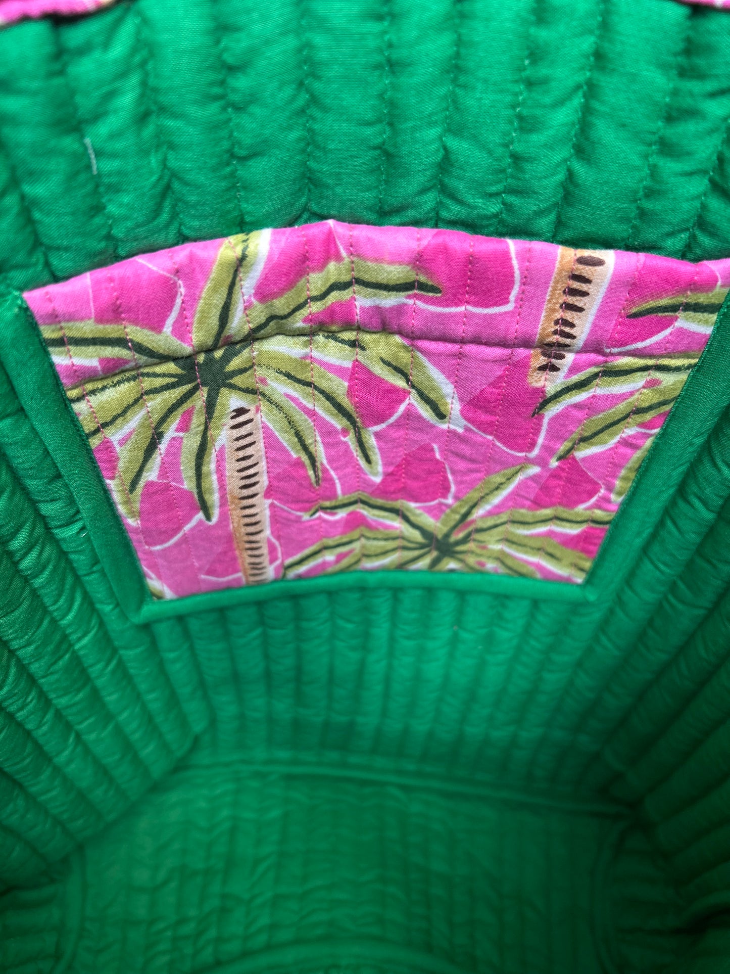 Cabas Kali Pink Palmiers