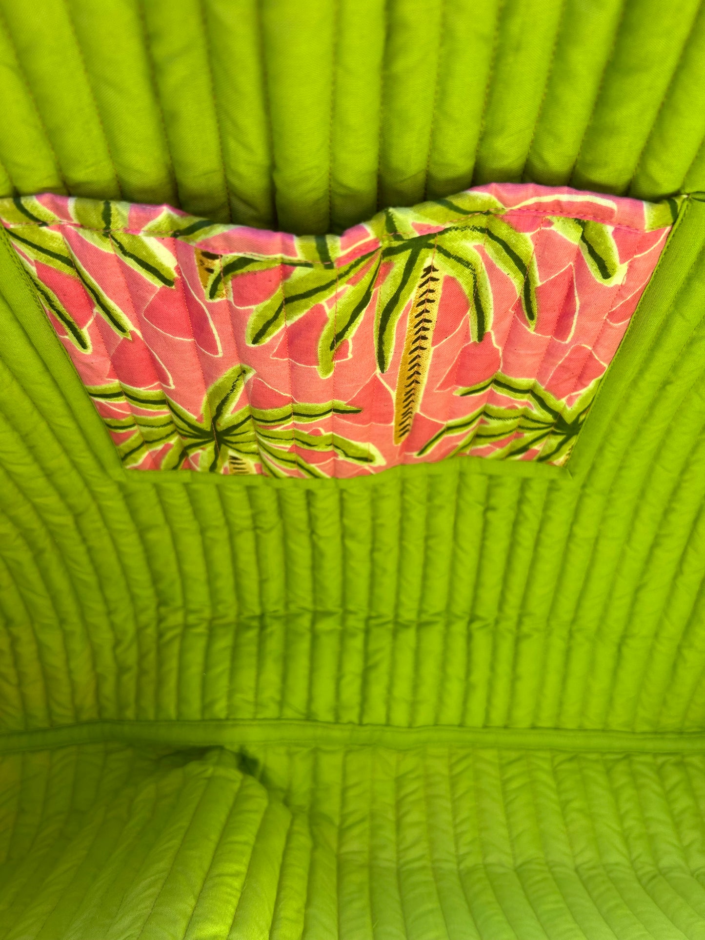 Cabas Indira Pink Palmiers