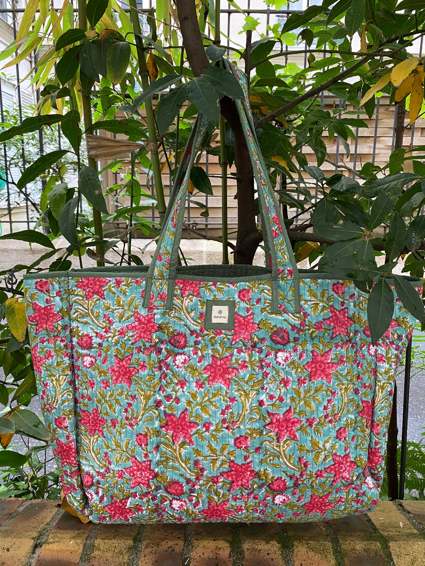 Cabas Devi Pink Flower 2