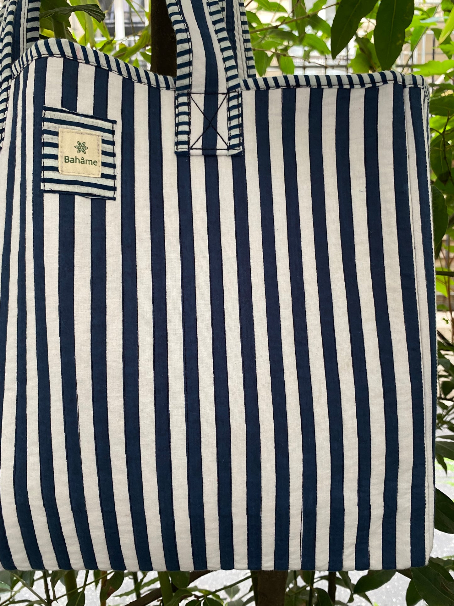 Cabas Devi Blue Stripe