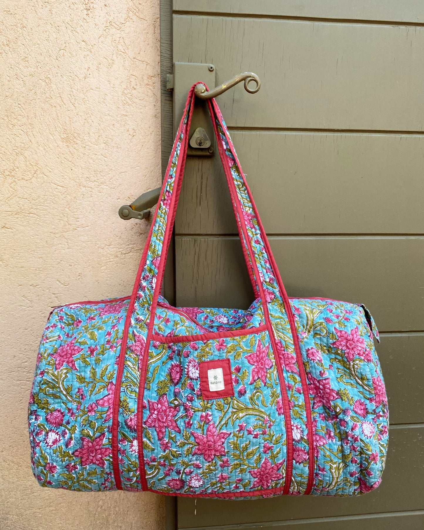 Sac week-end Kiara Pink Flower