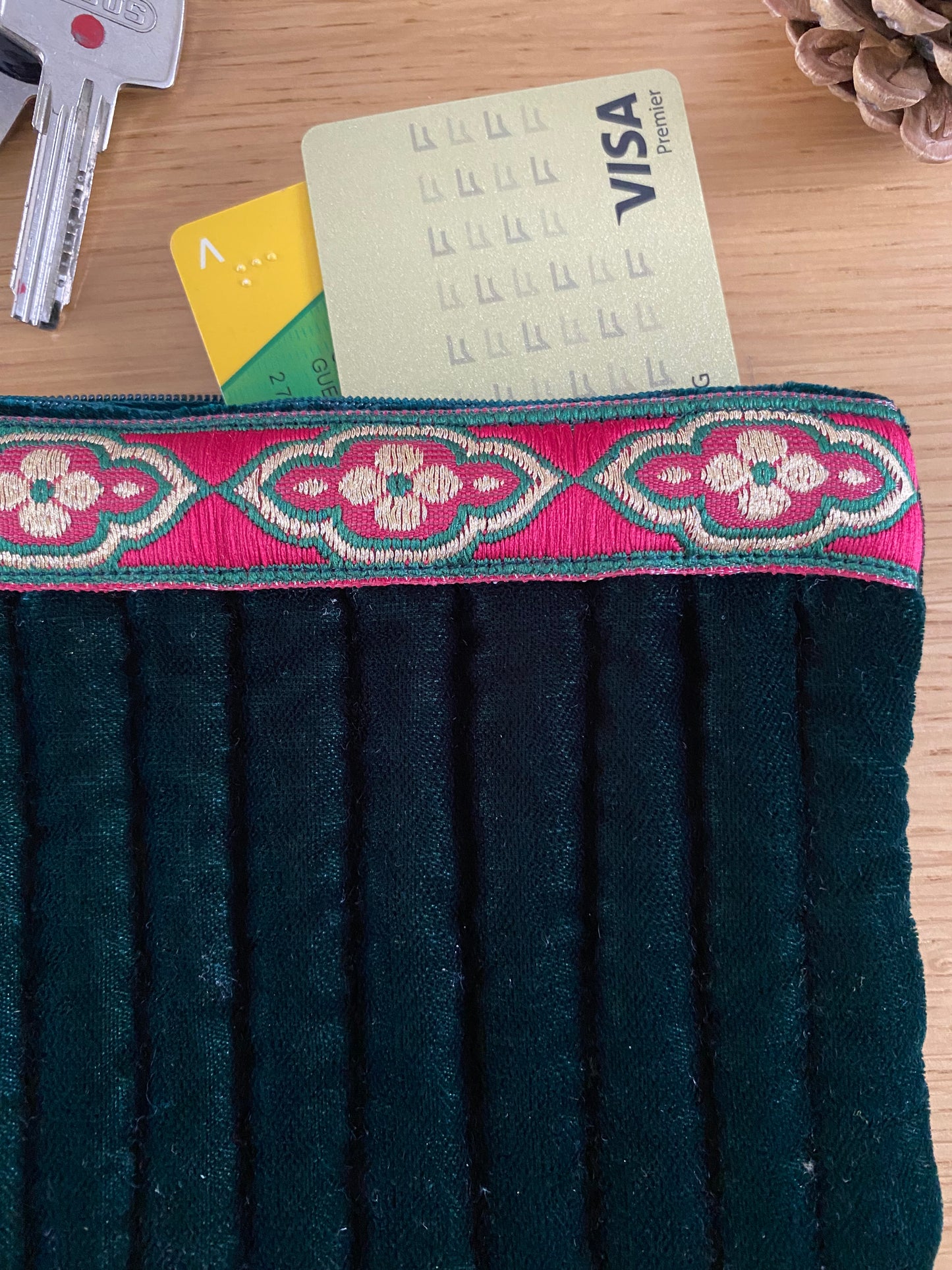 Porte-monnaie Green Velvet