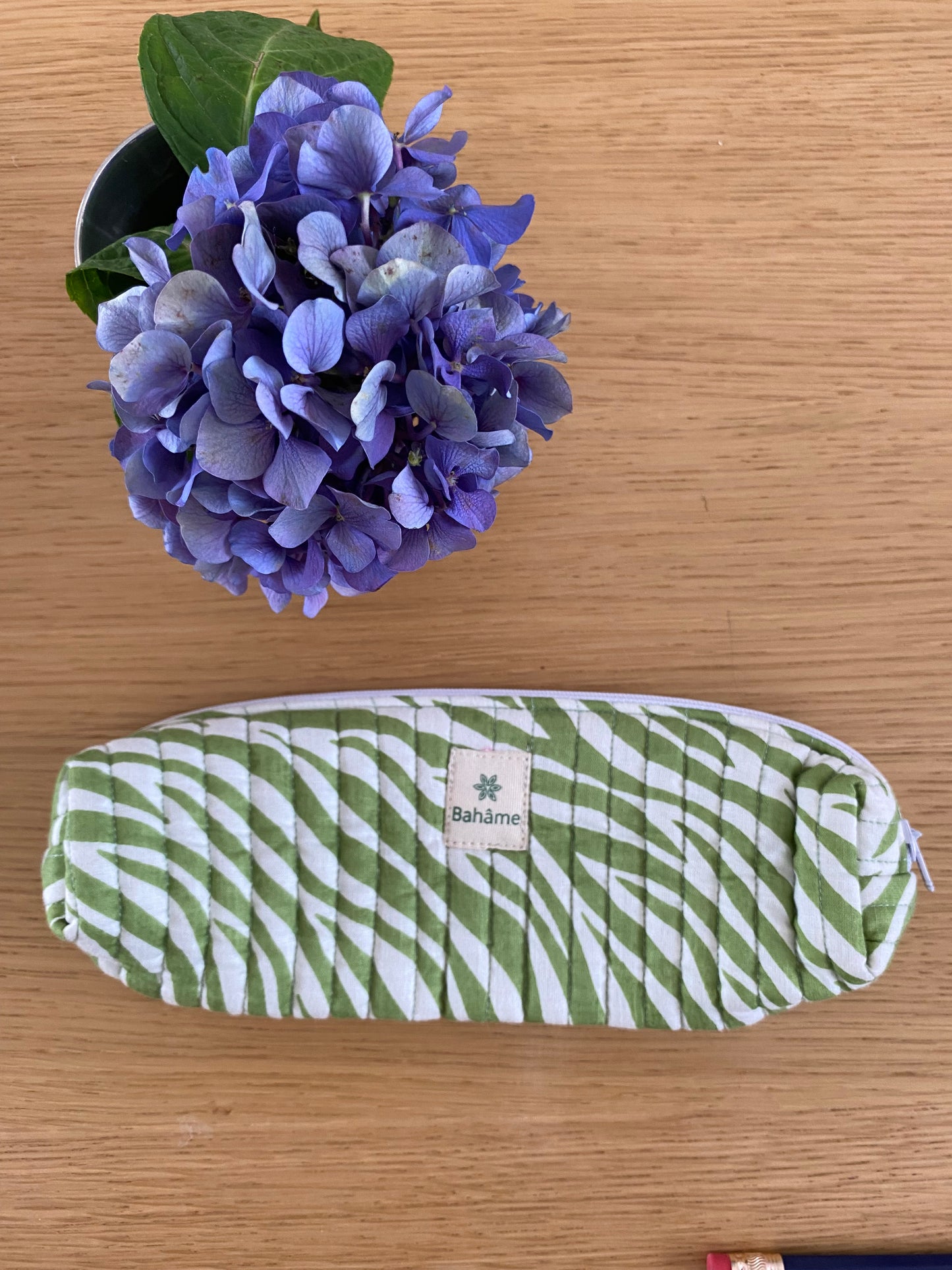 Trousse écolier green zebra