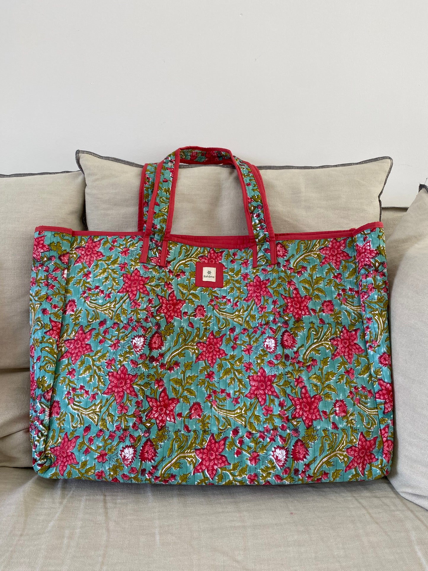 Cabas Devi Pink Flower