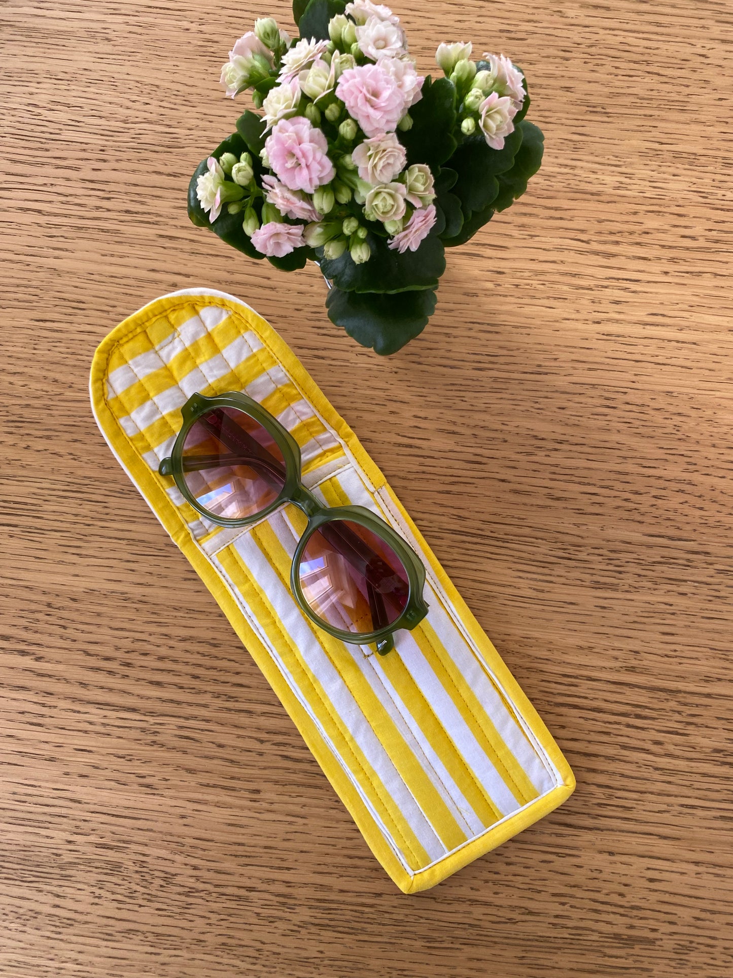 Etui à lunettes Yellow Stripe