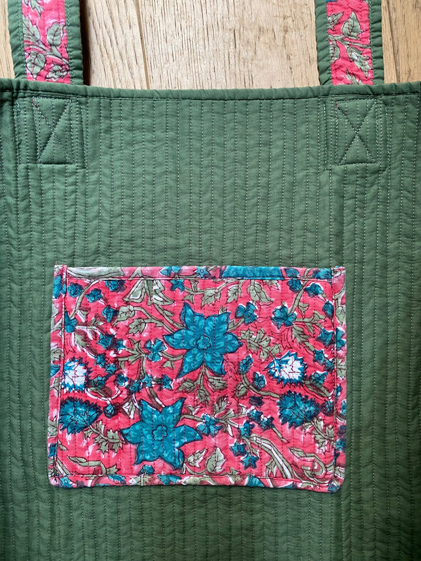 Cabas Devi Blue Flower