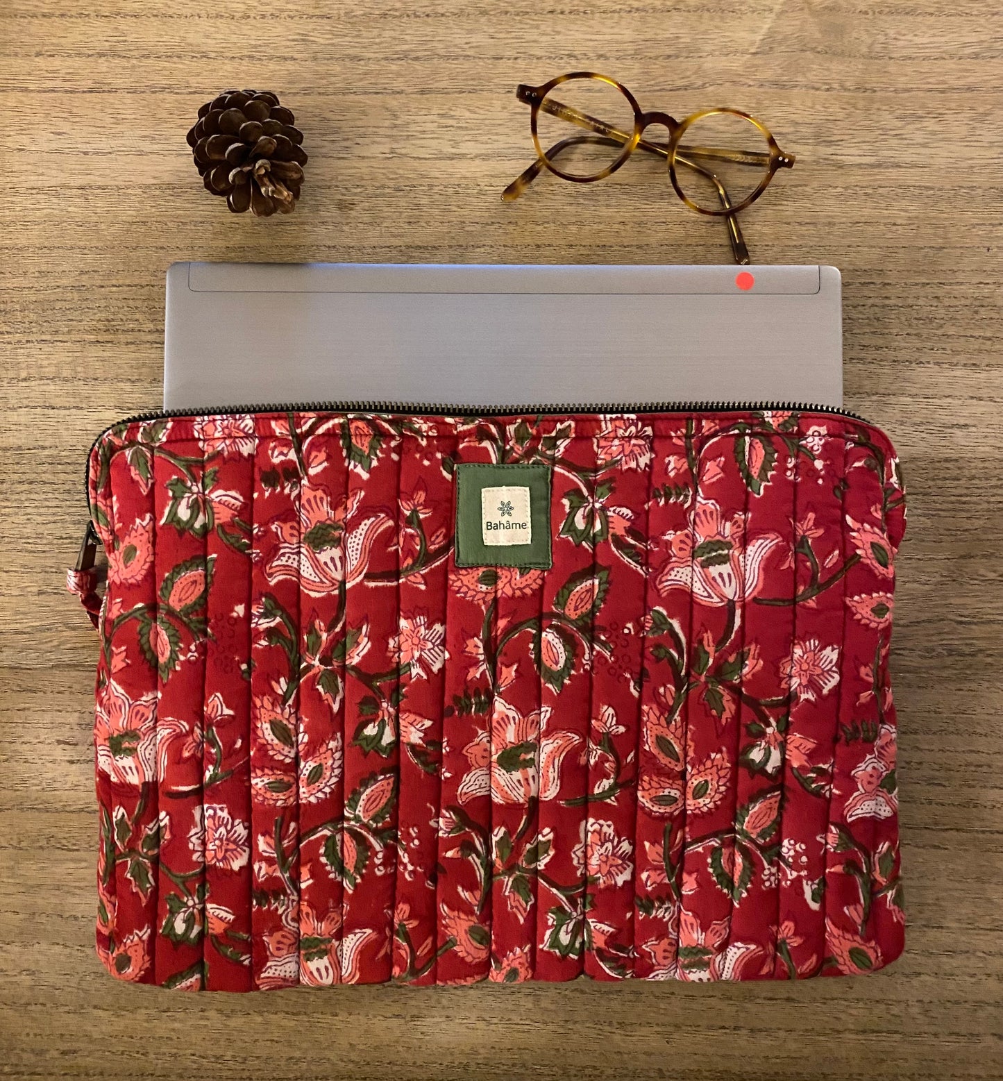 Pochette ordinateur Red Flower