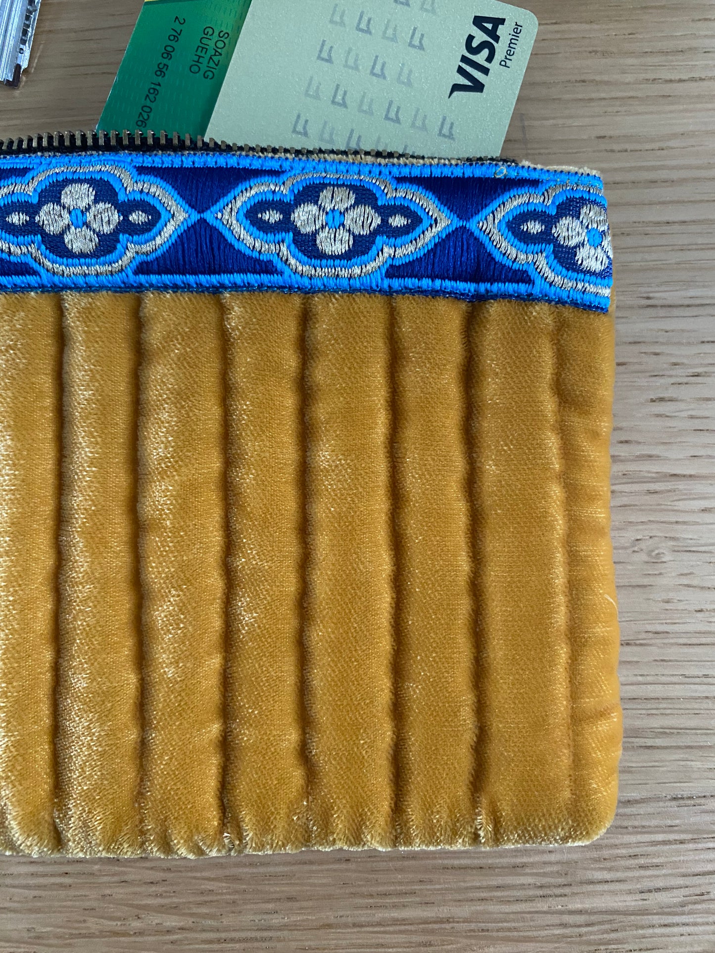 Porte-monnaie Gold Velvet