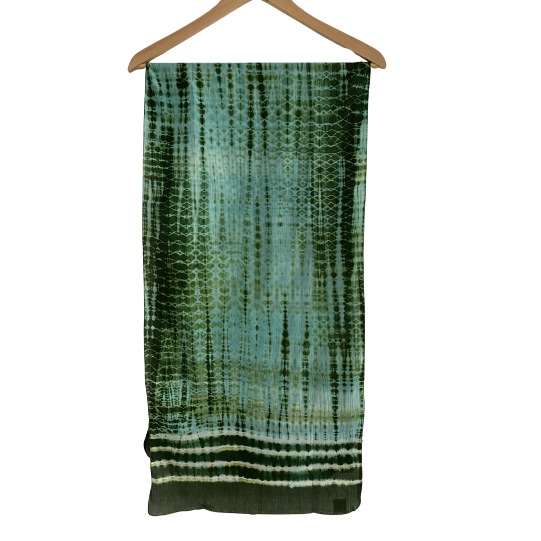 Foulard coton Ila vert