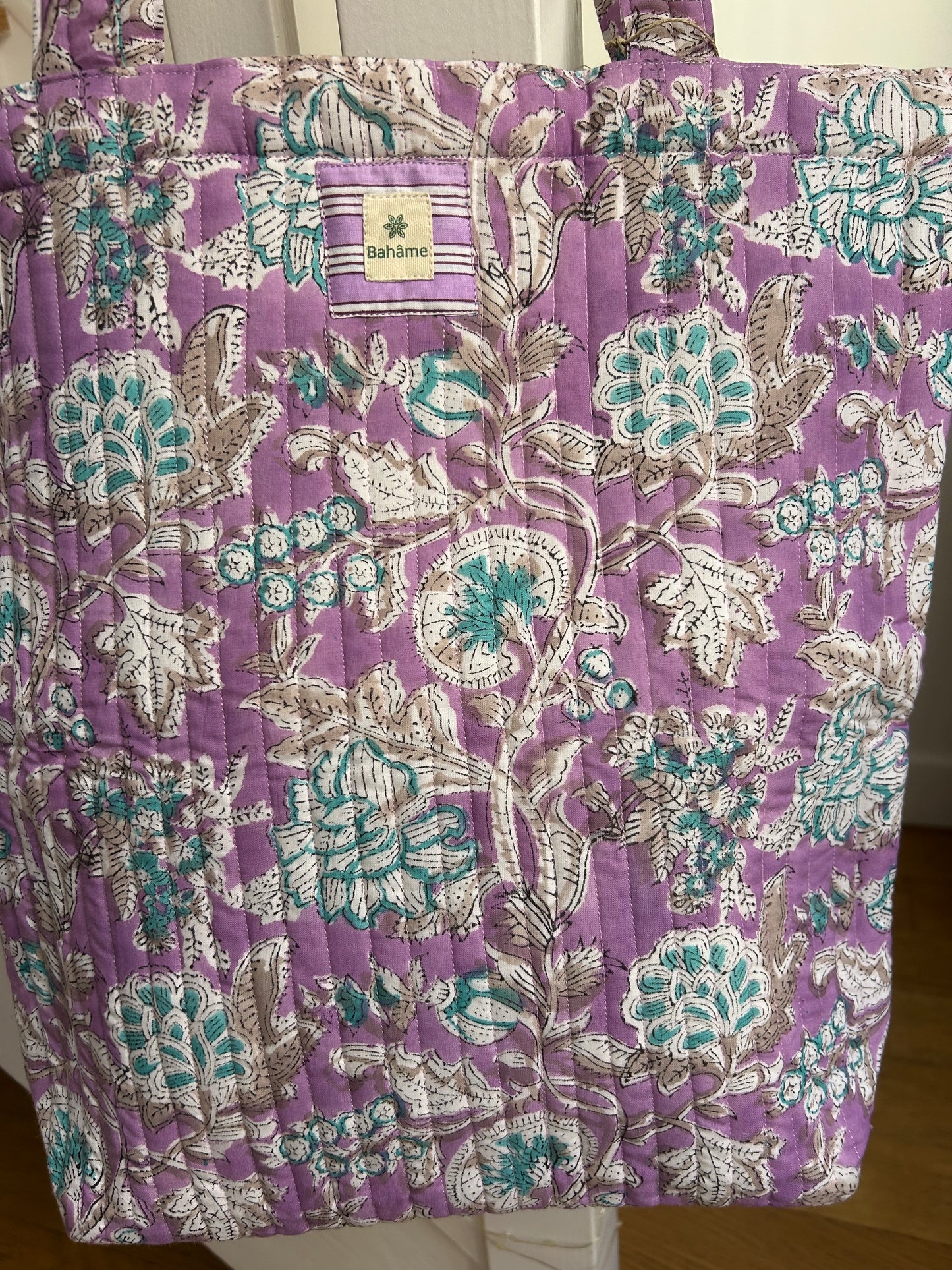 Cabas Kali Purple Flower