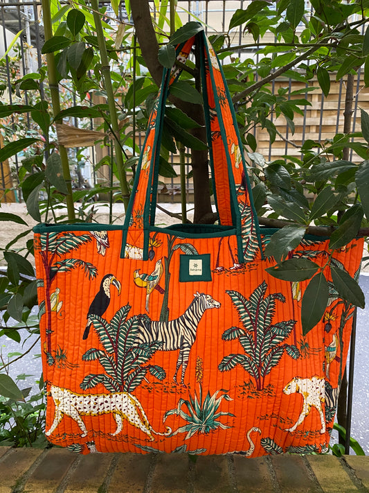 Cabas Devi Jungle orange