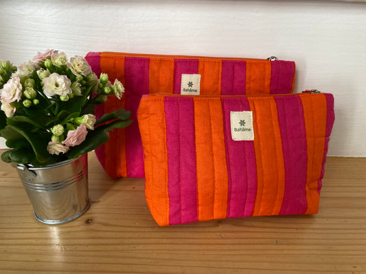Trousse Orange Stripe