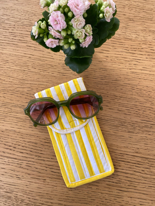 Etui à lunettes Yellow Stripe