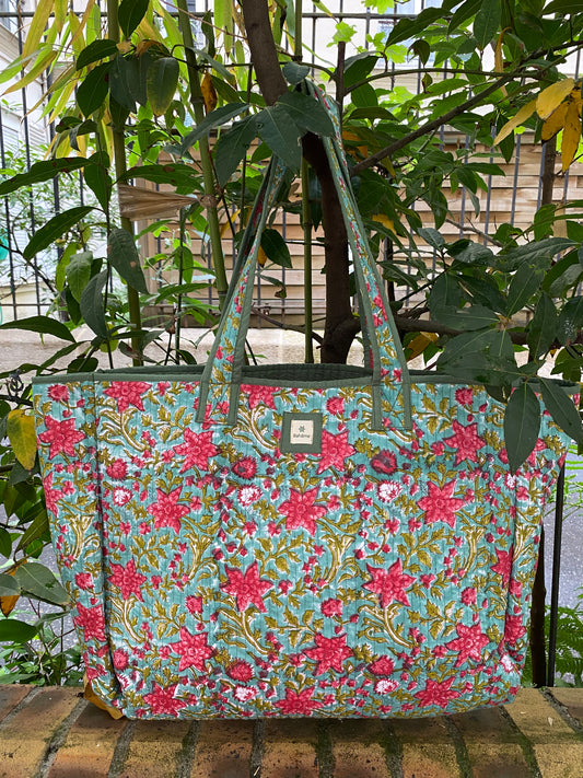 Cabas Devi Pink Flower 2