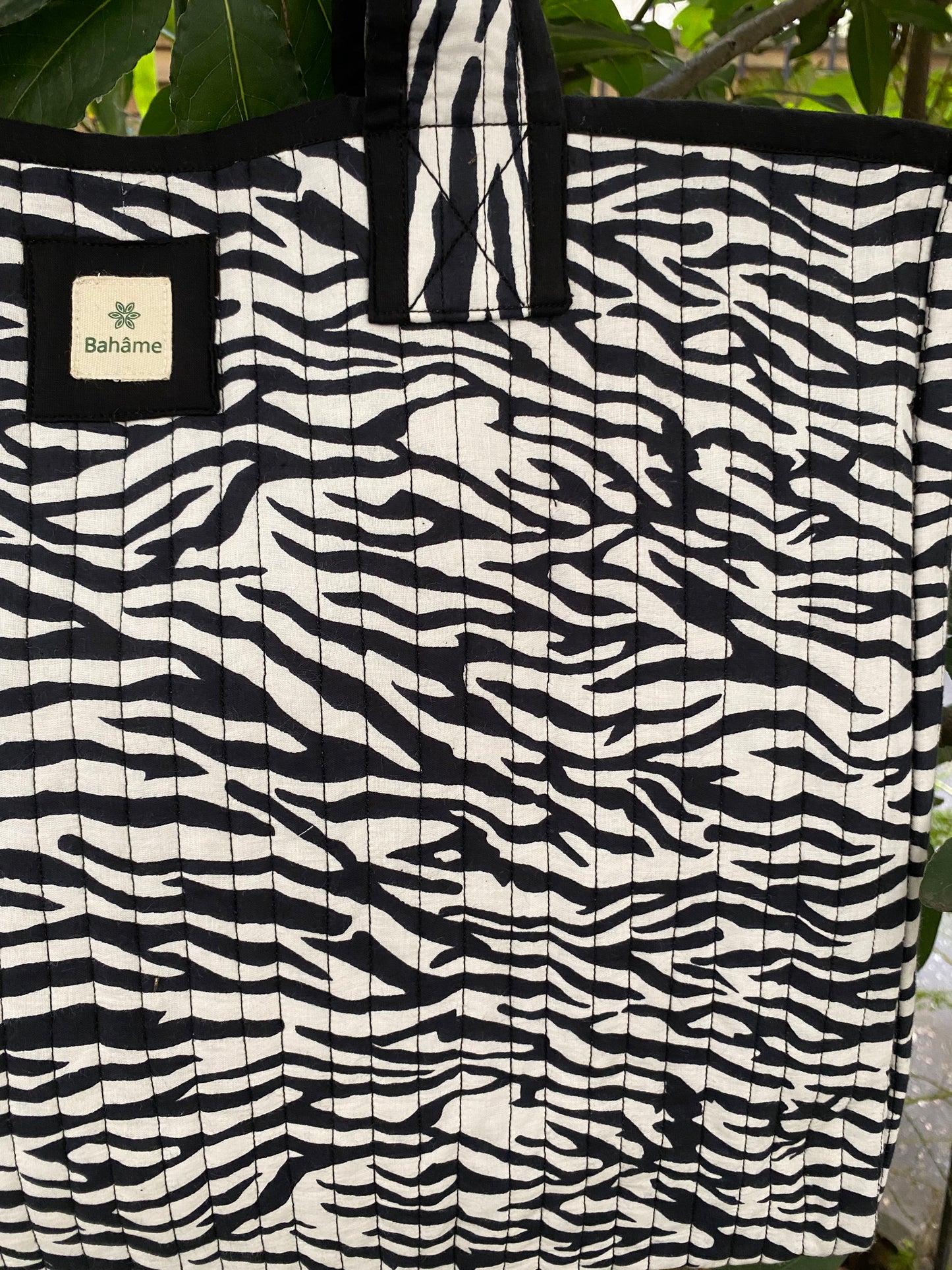 Cabas Indira Black Zebra