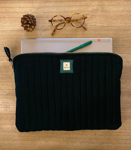 Pochette ordinateur Green Velvet