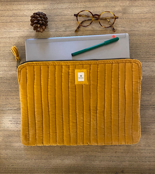 Pochette ordinateur Gold Velvet