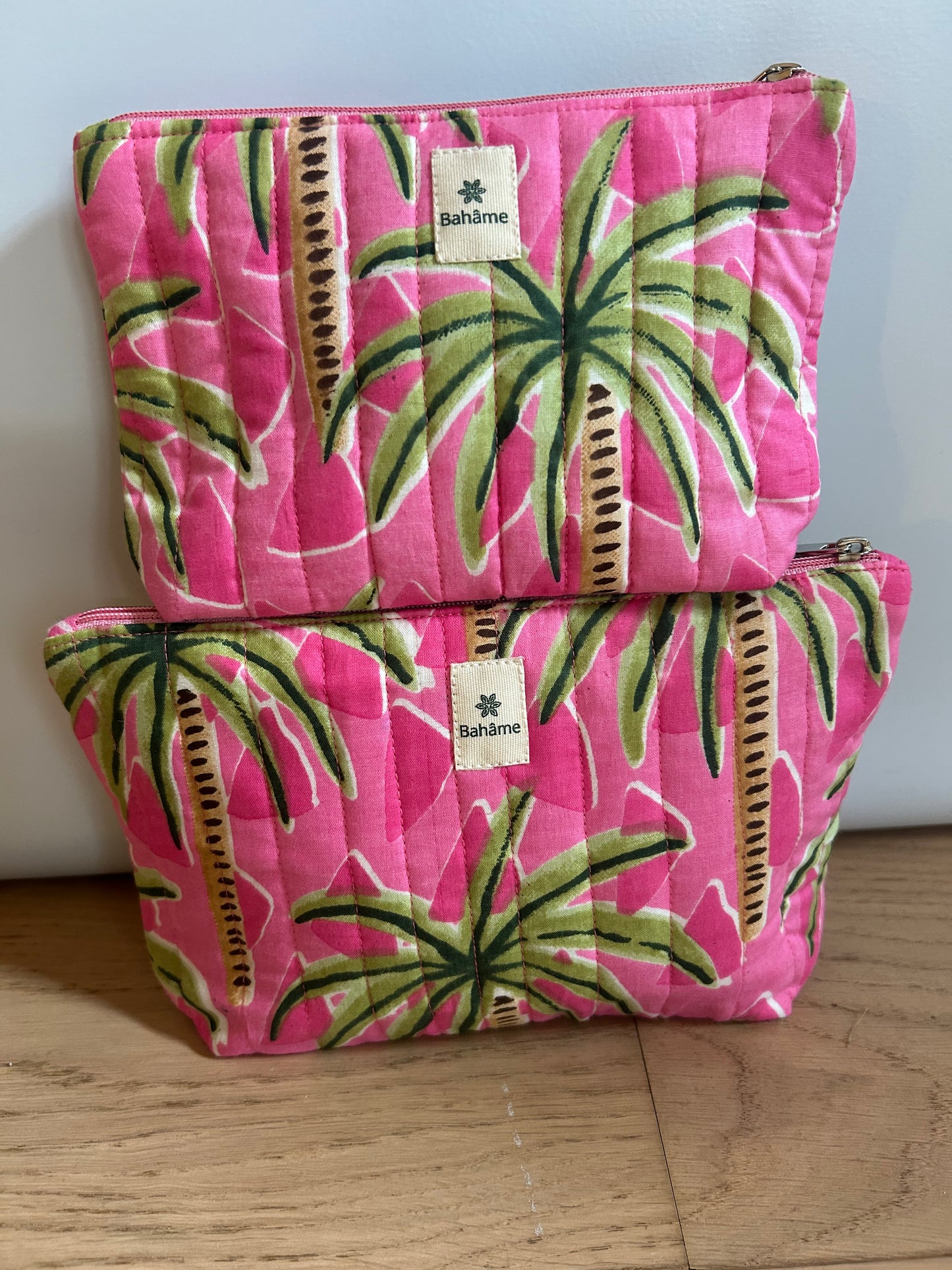 Trousse Pink Palmiers